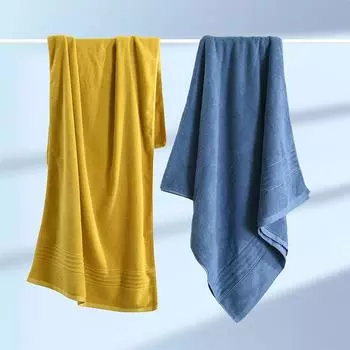 Прочное мягкое и удобное банное полотенце из хлопка, увеличенное, утолщенное, 80 * 160, впитывающее, для взрослых, домашнее, банное, из хлопка, не выпадающие волосы, банное полотенце для отеля 80*160cm