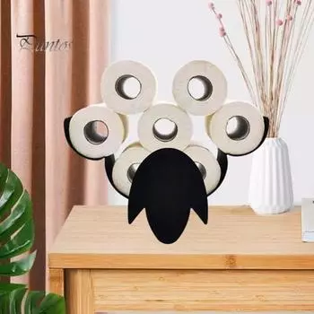 Прочное настенное крепление, нержавеющая стойка для туалетной бумаги, прочный органайзер для рулонов строительной бумаги, товары для дома Goat