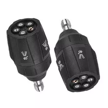 Прочное струйное сопло Срок службы Нержавеющее, большой вес Легкое многоугольное сопло сверхвысокого давления 5-в-1