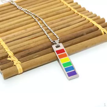 Прочное ювелирное ожерелье с эмалью ириса из нержавеющей стали