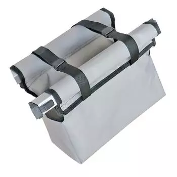 Прочность Ткань Оксфорд Органайзеры для инструментов Сумка для хранения инструментов для складных лестниц с усиленными пряжками и ручкой серый