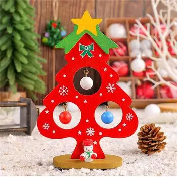 Прочные экологически чистые деревянные украшения Рождественская елка Рождественские украшения Рождественский стол «сделай сам» Деревянный елочный орнамент One Size