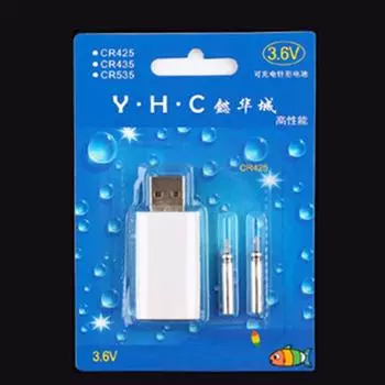 Прочные электронные поплавки, аккумуляторы, поплавок для рыбалки, USB-зарядное устройство, аксессуары для ночной рыбалки