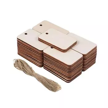 Прочные, долговечные, необработанные деревянные таблички-заготовки для раскрытия креативности, необработанные, пустые деревянные знаки