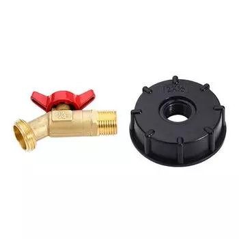 Прочные фитинги для баков IBC S60X6 с грубой резьбой и адаптером 20*60mm