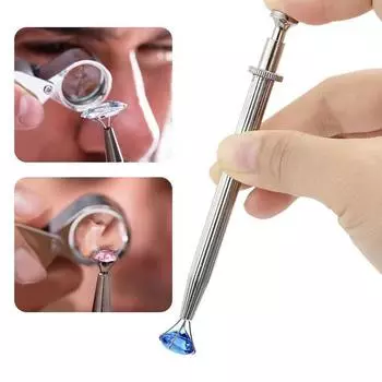 Прочные и надежные щипцы для смены украшений, простые в использовании, нержавеющие щипцы для пирсинга, для быстрой настройки украшений чёрный