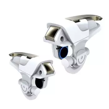 Прочные игровые курки, удобный металлический противоскользящий телефон, бесплатная стрельба, клавиша прицеливания, контроллер, геймпады для мобильных телефонов Android белый