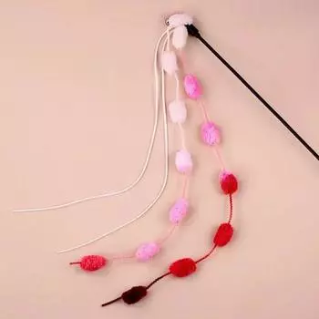 Прочные игрушки для кошек с кисточками, товары для домашних животных, колокольчик для котенка, палочка для упражнений для кошек