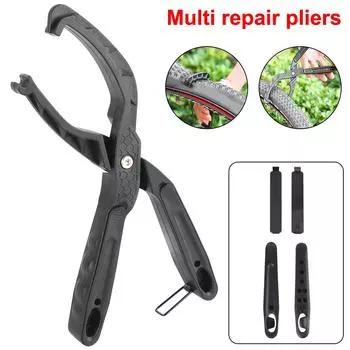 Прочные инструменты для ремонта на открытом воздухе Ремонтные плоскогубцы Инструмент для ремонта Ремонт шин Плоскогубцы для ремонта шин Множество аксессуаров Портативные инструменты Black