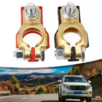 Прочные клеммные зажимы для положительных и отрицательных пластин аккумулятора Copper Tinned