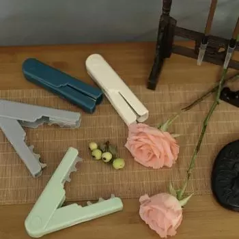 Прочные клещи для удаления шипов роз, без заусенцев, для удаления листьев и стеблей цветов зелёный