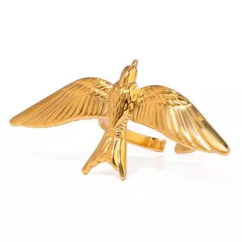 Прочные кольца из нержавеющей стали в винтажном стиле с открытыми концами и регулируемым дизайном для любителей природы и мечтателей