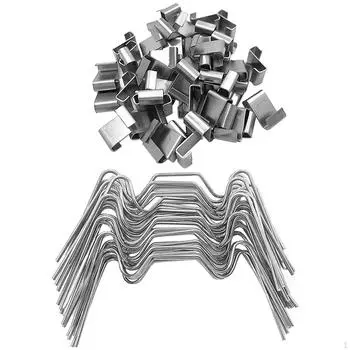 Прочные крепежи для стеклянных панелей из нержавеющей стали для садовых конструкций Z 25pcs W 25pcs