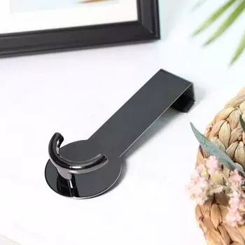 Прочные крючки из нержавеющей стали для задней двери, крючок для подвешивания одежды, держатель для шарфов, вешалка для полотенец, крючок для спальни чёрный