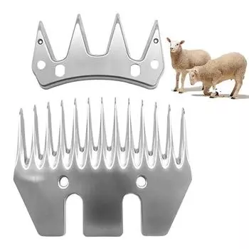 Прочные лезвия для машинки для стрижки овец, триммер для животных, подходящий для машинок для стрижки овец Oster/Lister/Heiniger 2pcs