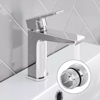 Прочные медные переходники для кранов 4 шт. 5 на резьбу М22, подходят для использования в офисе