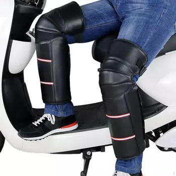 Прочные наколенники для мотоциклов для активного отдыха PU Leather Reflector