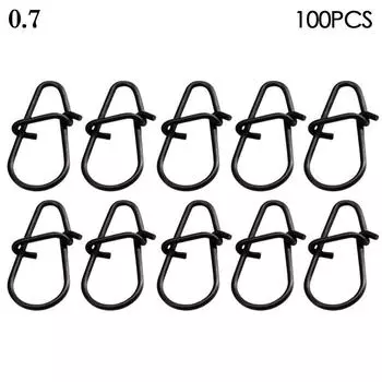 Прочные овальные заводные кольца из нержавеющей стали с быстрой застежкой, соединитель, бочковой вертлюг, рыболовная подвесная застежка 0.7