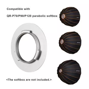 Прочные параболические кольца для крепления софтбокса для студийных видеоламп ML60Bi/ML60, металлический удобный дизайн