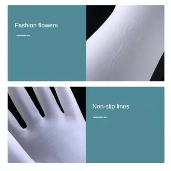 Прочные перчатки Модные Защищенные Эффективная очистка Удобная посадка Безопасность материала Долговечные кухонные перчатки Надежные M