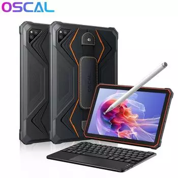 Прочные планшеты Oscal Spider 8, Android 13, 10,1 дюйма, разрешение 1200*1920, 16 ГБ, 128 ГБ, 13000 мАч