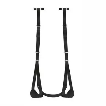 Прочные подвесные дверные качели, мягкая накладка для открытия ног, сидящая на внутренней секс-игре, БДСМ, бондаж, секс-игры для взрослых, игрушки для пар