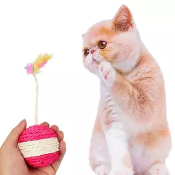 Прочные, привлекательные, износостойкие, перьевые игрушки для кошек, воланы для домашних животных, принадлежности для дразнилки