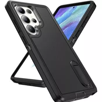 Прочные противоударные чехлы для Samsung Galaxy S25 Ultra S23 FE S22 S24 Plus A56 A16 A36 5G A54 A14 A15 A53 Аксессуары для телефонов for Galaxy S25 чёрный