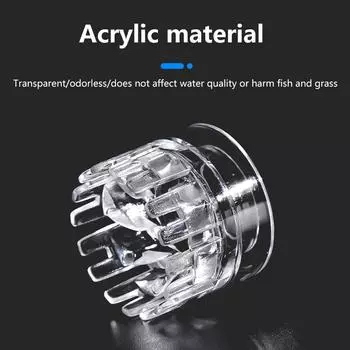 Прочные прозрачные детали для аквариумного скиммера для аквариума, фитинг для скиммера, прозрачный очиститель масляной пленки для аквариума, аксессуары для фильтров A2