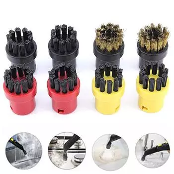 Прочные щетки с насадкой, щетки, 8 шт., чистящие средства, ручной инструмент