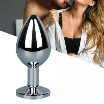 Прочные секс-принадлежности, гладкая поверхность, безопасное зеркало, анальный шарик для использования в помещении Small