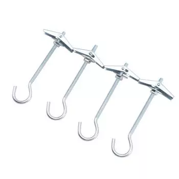 Прочные шарнирные крылья для подвешивания растений Крючки для полых стен Крепление на стену Крыльчатые болты Потолочный крючок для вешалки 5pcs