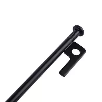 Прочные стальные колышки для палаток для кемпинга, пляжа и навесов — ветрозащитные колышки, 20/30/40 см 200mm чёрный