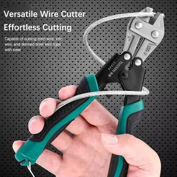 Прочные стальные кусачки, плоскогубцы для зачистки проводов, обжимные инструменты, плоскогубцы с игольчатыми носами, инструмент для резки проволоки, плоскогубцы, ручные инструменты
