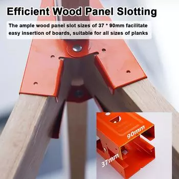 Прочные стальные зажимы Универсальный стол для самостоятельной деревообработки Эффективная поддержка для плотницких работ и ремонта разноцветный