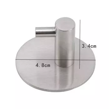 Прочные сверхпрочные самоклеящиеся крючки из нержавеющей стали, крючок для ключей для спальни, ванной комнаты, вешалка 2.0