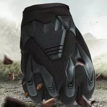 Прочные военные перчатки широкого применения уникальные унисекс с половиной пальца тактические жёлтый