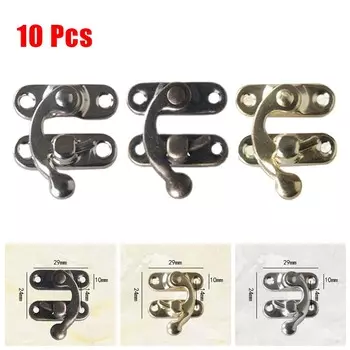 Прочные замки с рогами, замки для косметических украшений, утюг для ящика Bronze 10pcs