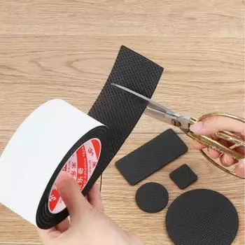 Прочные защитные подошвы для обуви, самоклеящаяся обувь, противоскользящая подушка, сменная наклейка на подошву 5cm*1m чёрный