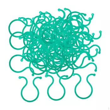 Прочные зажимы для поддержки растений для вертикального роста - практичный садовый инструмент 100pcs small