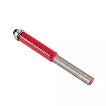 Прочный 14-дюймовый торцевой фрезер с двумя канавками и прямым хвостовиком для обрезки заподлицо с инструментом-битой