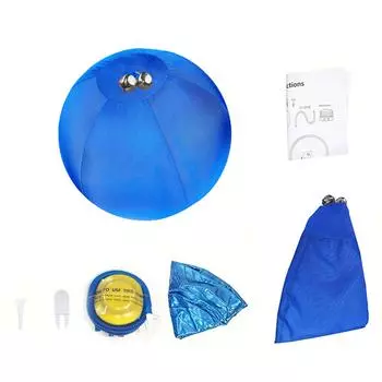 Прочный 18-дюймовый мяч для пастьбы со встроенным колокольчиком для активных собак, для упражнений и игр на заднем дворе