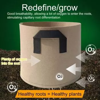 Прочный экологически чистый нетканый материал для посадки цветов, проращивание растений, поставка во двор 1 Gallon верблюд