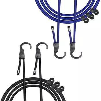 Прочный эластичный ремень с регулируемым натяжением, автомобильный крючок для белья, пряжка для крепления багажа, веревка для путешествий на открытом воздухе синий