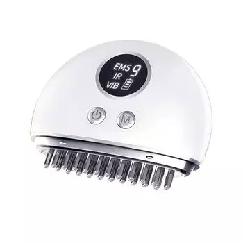 Прочный электрический массажер для кожи головы Gua Sha Tool с 9 уровнями мощности и 4 режимами