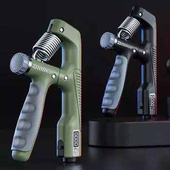 Прочный электронный универсальный силовой тренажер для взрослых, силовой захват для рук, оборудование для тренировок чёрный