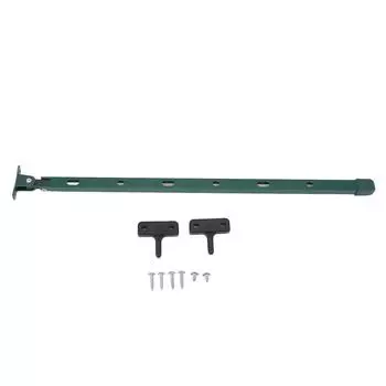 Прочный алюминиевый ручной комплект рычага для открывания верхнего вентиляционного окна теплицы с 6 винтами зелёный