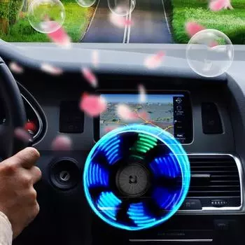 Прочный автомобильный вентилятор для ароматерапии, красивый кондиционер, вентиляционное отверстие, духи золотистый