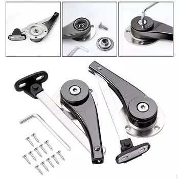 Прочный аксессуар складной штанги поддержки двери шкафа, прочная легкая установка, падение вниз