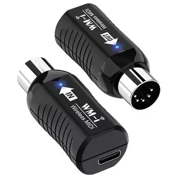 Прочный беспроводной MIDI-адаптер Беспроводная MIDI-гитарная система для электрогитары #